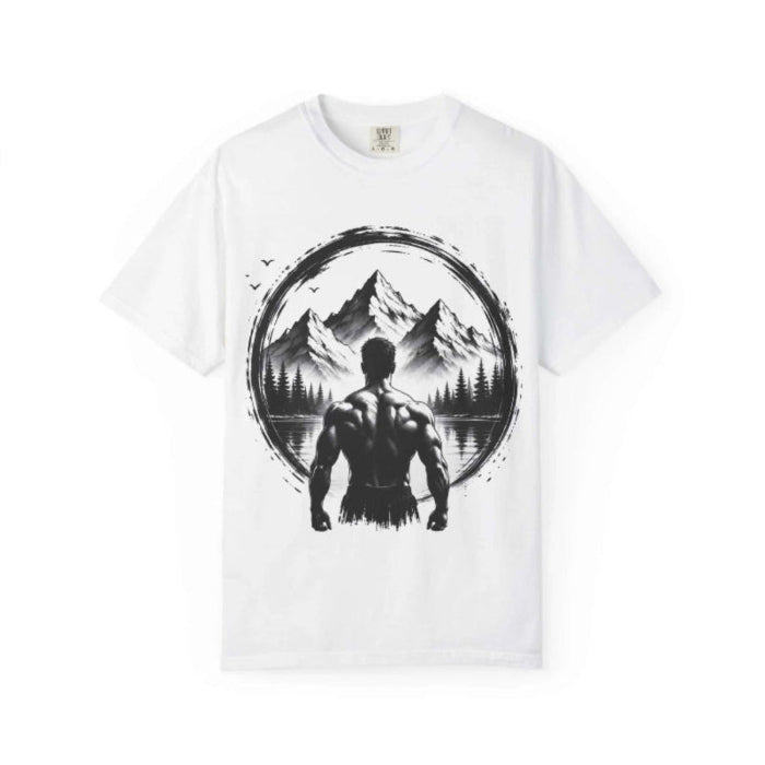 Astronaut Sketch T-Shirt — Red Helmet Space Graphic Tee